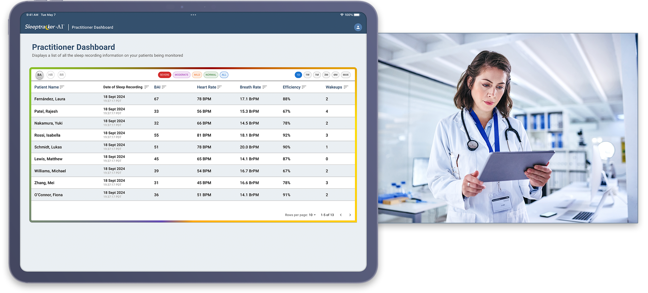 No-Code, Practitioner's Dashboard with Automatic Clinical Summaries
